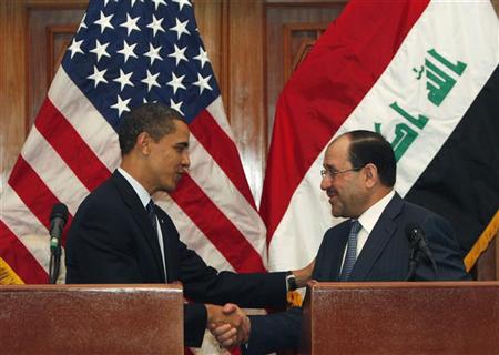أوباما يستقبل المالكي عشية الانسحاب الأميركي من العراق

