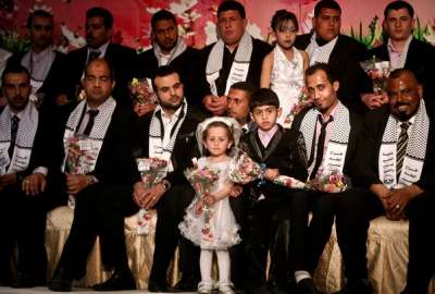 عرس جماعي في غزة 