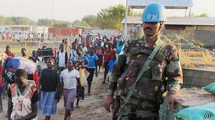 وصول طلائع التعزيزات العسكرية من الامم المتحدة الى جنوب السودان