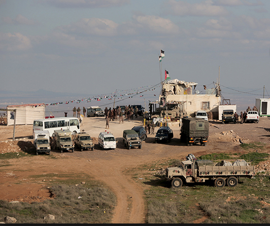 الجيش الاردني يدمر مركبة حاولت اجتياز الحدود من سوريا ويقتل من فيها