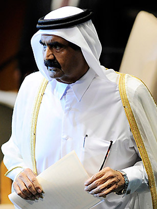 أمير قطر يلقي خطاب التنحي غداً