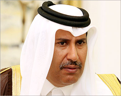 رئيس الوزراء القطري يدعو الى تقديم مزيد من الدعم للمعارضة السورية