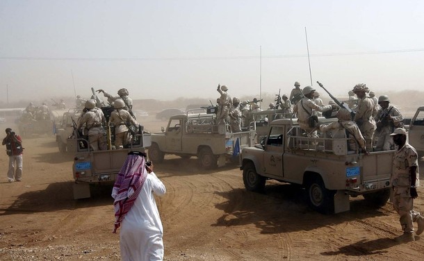 مناورات مشتركة بين القوات البرية السعودية والفرنسية في جنوب غرب المملكة

