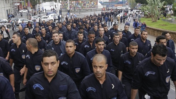 احتجاج نادر لضباط حفظ الأمن في الجزائر