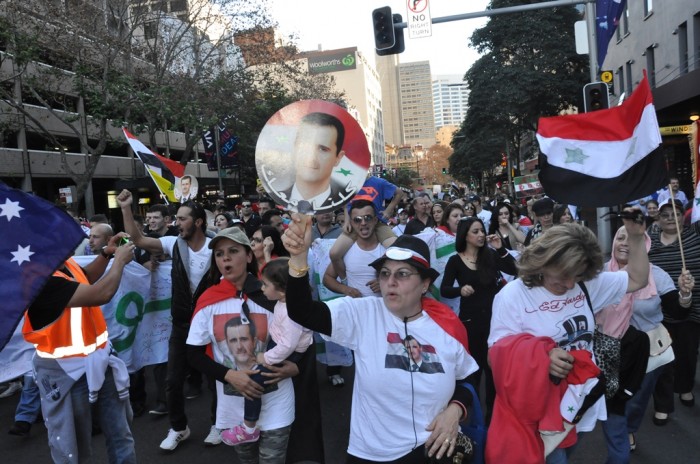 
الجالية السورية في استراليا تحتفل بفوز الرئيس بشار الاسد