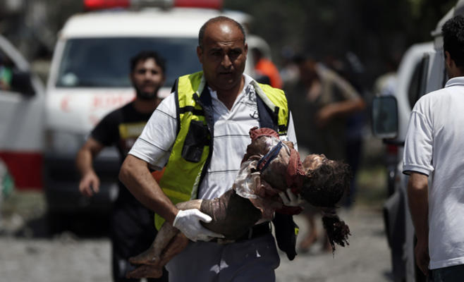 باريس ولندن وبرلين يدعون الى وقف اطلاق النار في غزة
