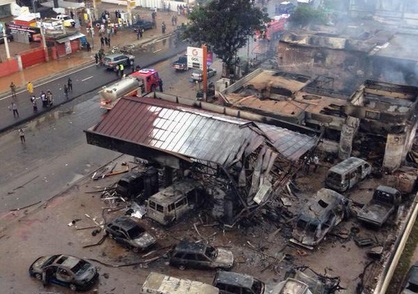 150 قتيلا جراء انفجار محطة الوقود والفيضانات في عاصمة غانا
