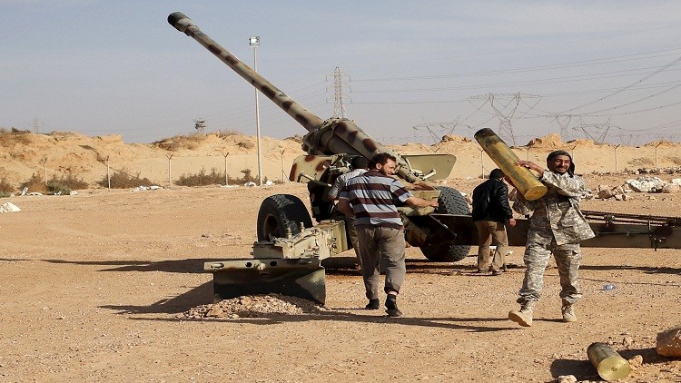 غارة لقوات الحكومة الليبية المعترف بها دوليا قرب طرابلس