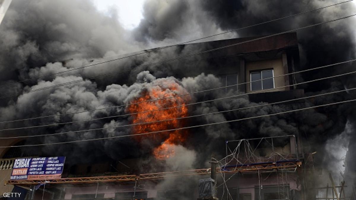 أكثر من 100 قتيل بحريق مصنع غاز في #نيجيريا