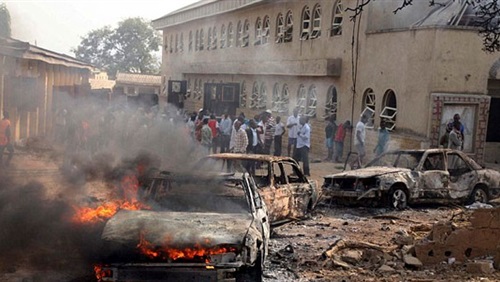 انفجار ثالث في #داماتورو بشمال شرق #نيجيريا والحصيلة 13 قتيلاً