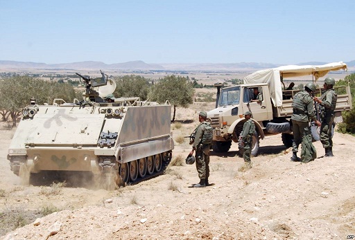 إصابة 5 جنود تونسيين في مواجهات مع إرهابيين بجبل الشعانبي