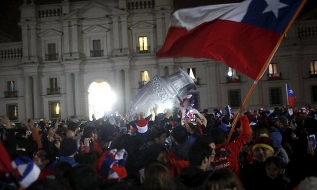 
 مقتل 3 أشخاص في تشيلي  في احتفالات بفوز منتخب البلاد بلقب كوبا أمريكا