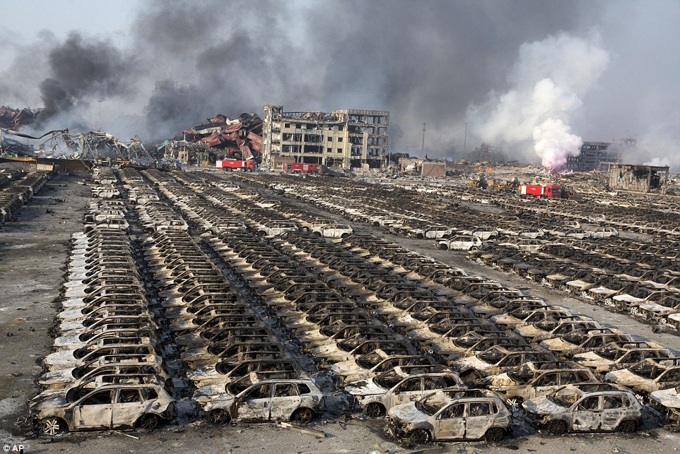 ارتفاع حصيلة ضحايا الانفجارات شمال الصين إلى 104 قتلى