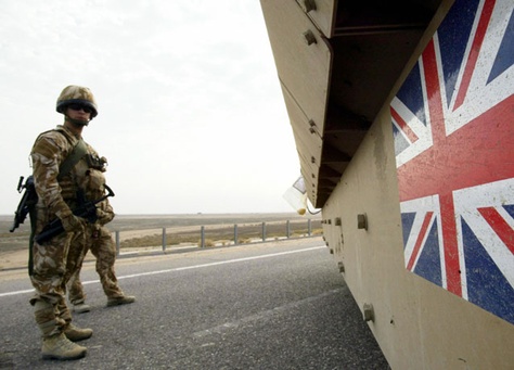بدء بناء قاعدة عسكرية بريطانية في البحرين