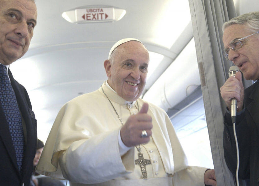 
وصول البابا فرنسيس الى الباراغوي
