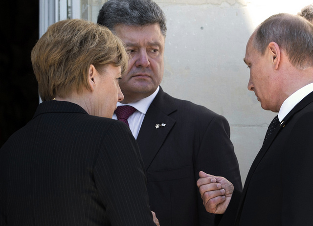 كييف تعلن قبول بوتين امكانية مهمة حفظ سلام في شرق اوكرانيا ولا تاكيد من الكرملين