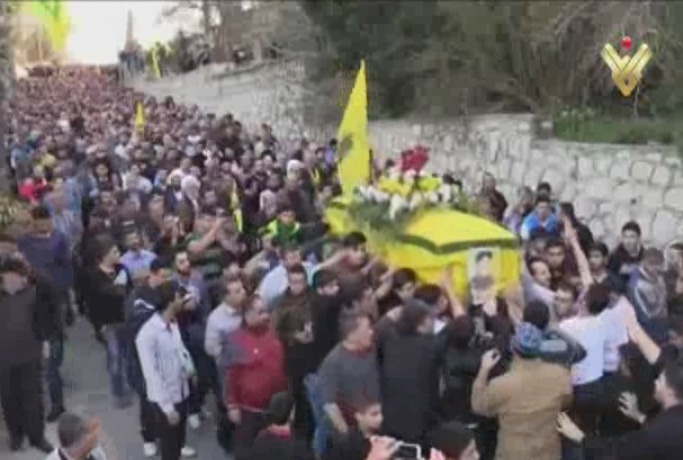 حزب الله شيع شهداء قضوا خلال تأديتهم واجبهم الجهادي