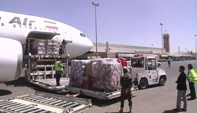 ايران ترسل طائرة محمّلة بالمساعدات الطبية إلى اليمن