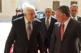 العاهل الأردني يبحث جهود احياء ما يُسمى عملية السلام مع الرئيس الفلسطيني محمود عباس