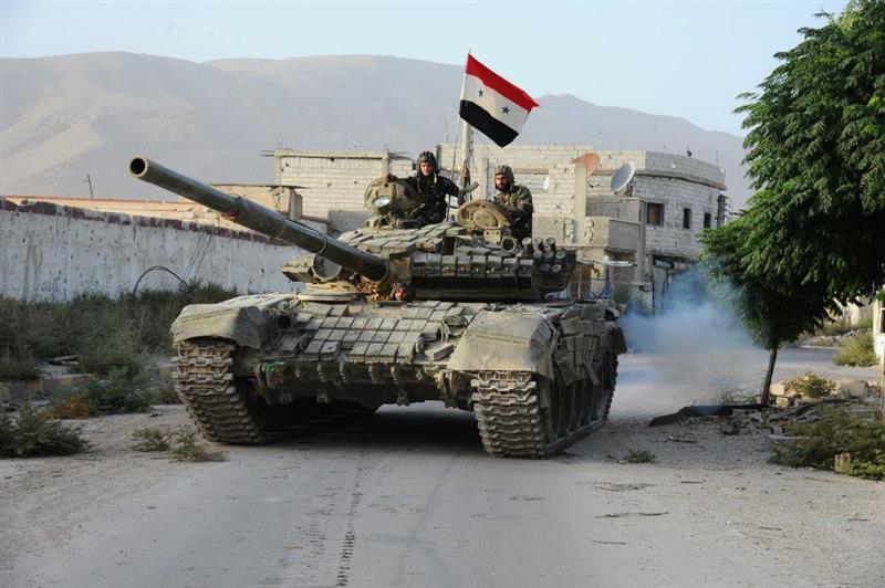 الجيش السوري سيطر على قرية ومرتفع الحمام وتمكن من تأمين طريق إثريا خناصر السفيرة