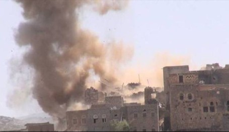 طائرات العدوان السعودي الامريكي تكثف غاراتها على المحافظات اليمنية