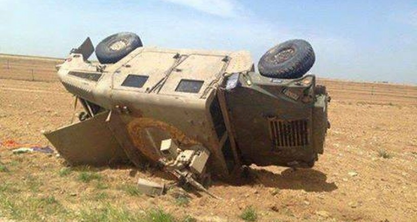 إصابة 4 جنود صهاينة جراء انقلاب جيب شرق الخليل
