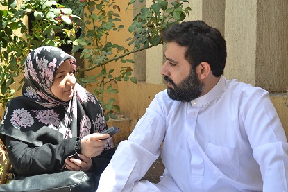 الممثل حسن حمدان في مقابلة مع مراسلة موقع المنار زينب الطحان