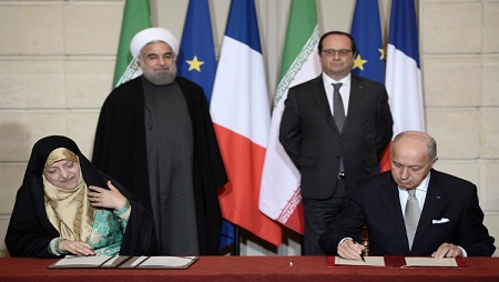 إيران توقع مع فرنسا اتفاقا للحصول على 118 طائرة إيرباص