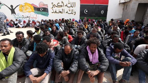 توقيف 124 شخصا في ليبيا كانوا يستعدون للابحار نحو اوروبا