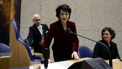 امرأة من أصل مغربي تتبوأ رئاسة مجلس نواب هولندا.. وتأسف لأصلها ..!!