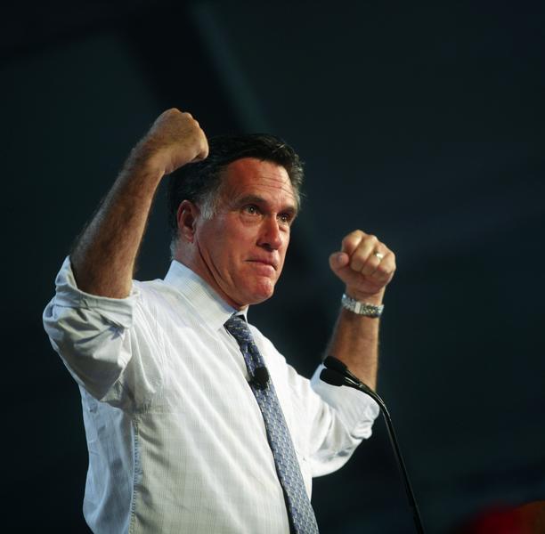 US presidential candidate Mitt Romney