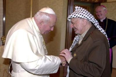 Pope, Arafat