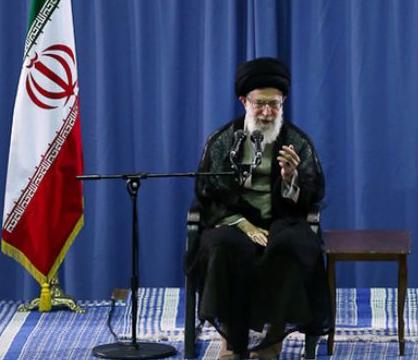 Supreme Leader of the Islamic Revolution Grand Ayatollah Sayyed Ali Khamenei addressing officials in charge of Hajj affairs; Sept. 24, 2012