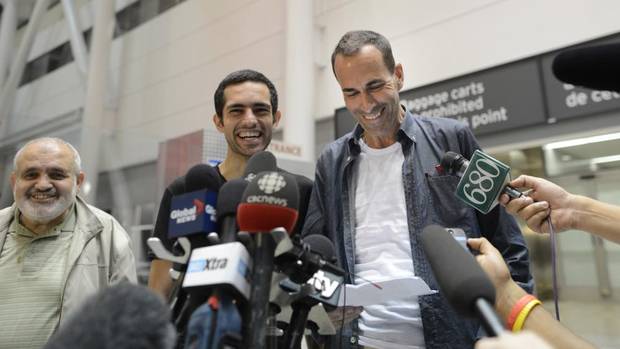 Canadians Released from Egyptian Prison Arrive Home
