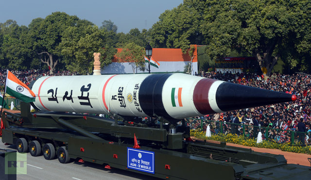 India Parades First Intercontinental Ballistic Missile
