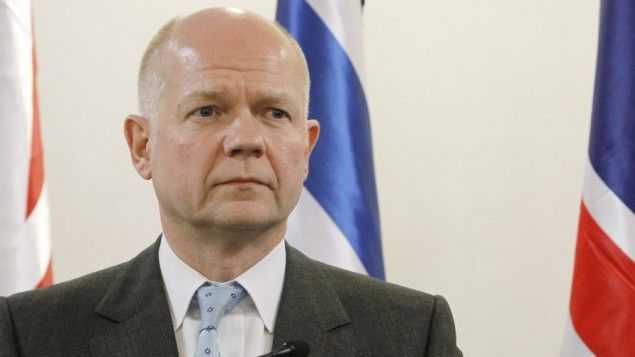 Britain’s Hague Urges Quick Syria Chlorine Probe
