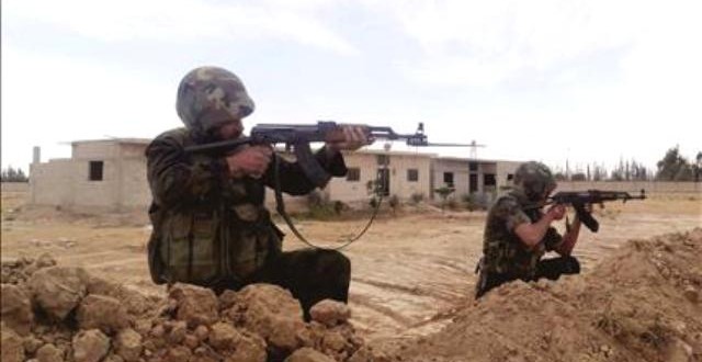 Syrian army in Al-Qusayr