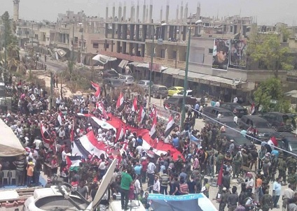 Celebrations in Al-Qusayr as Reconstruction Begins