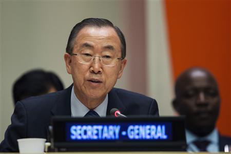 UN’s Ban Slams Saudis for ’Undue Pressure’ over Child Rights Blacklist

