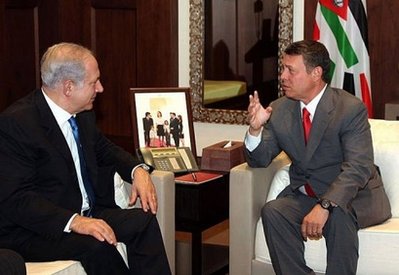 Netanyahu in Jordan for Talks with King Abdullah II
