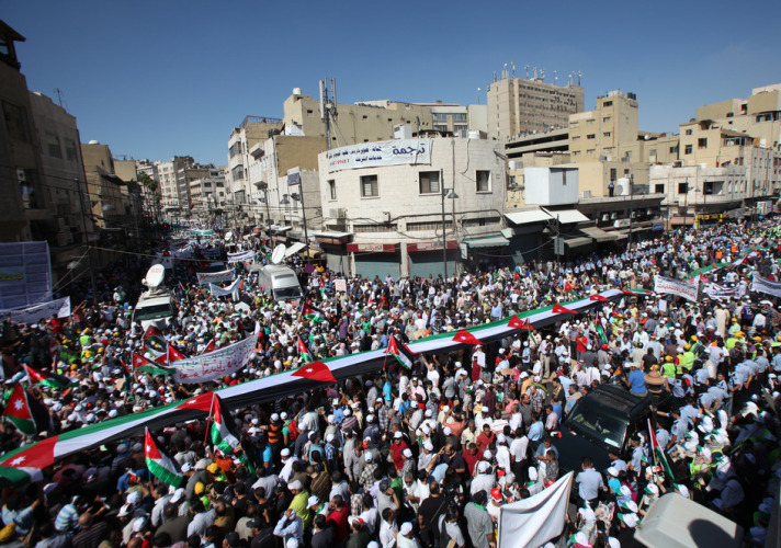 Mass Rally in Jordan Calls for Israeli Embassy Expulsion