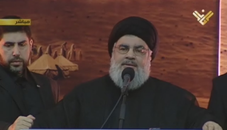 S. Nasrallah Appears in Person: Our Actual Candidate for President, Michel Aoun