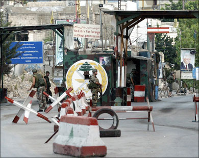 Ain el-Helweh camp's entrance