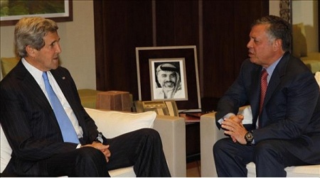 Kerry, Jordan King Focus on Faltering Mideast Talks