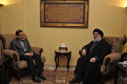Sayyed Nasrallah, Velayati Discuss Regional Affairs and Developments