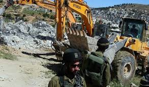 Israeli occupation forces demolish Palestinian house