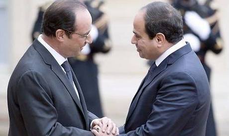 Hollande Inks Deals in Egypt Visit Dogged by Rights Criticism