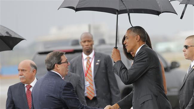 US President Obama Arrives in Cuba for Historic Visit