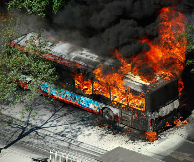 Suspected Bus Attack in China Kills 14