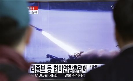 N. Korea Test Fires Two Mid-range Ballistic Missiles